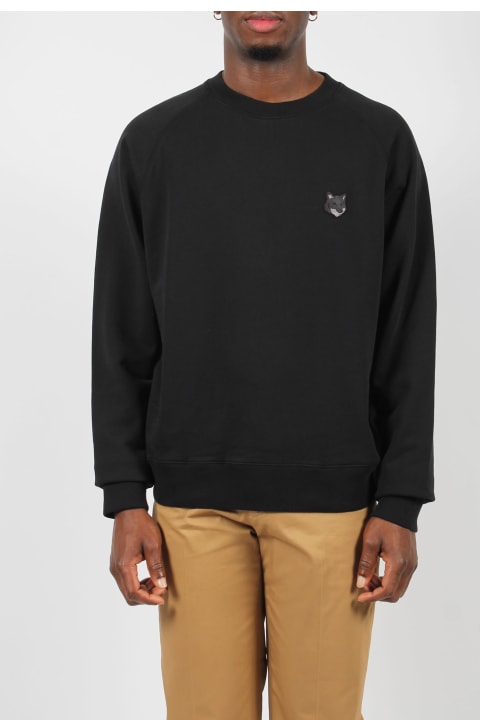 Fleeces & Tracksuits for Men Maison Kitsuné Bold Fox Head Patch Oversize Sweatshirt