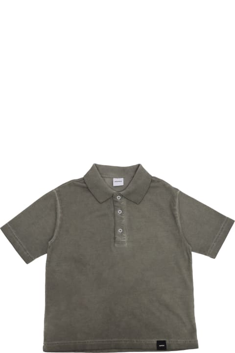 Aspesi for Kids Aspesi Polo T-shirt Washed Effect