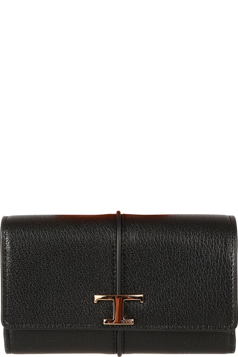 Tod's Wallets for Women Tod's Trifold T-plaque Wallet