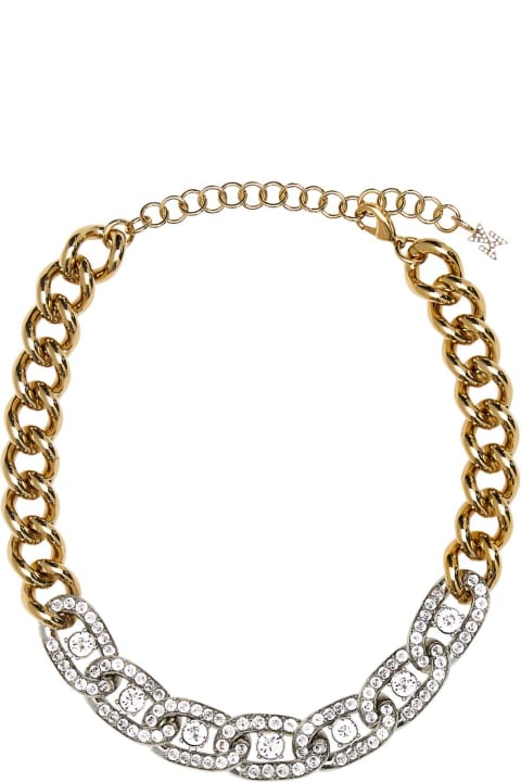 Necklaces for Women Amina Muaddi Two-tone Metal Matthew Choker