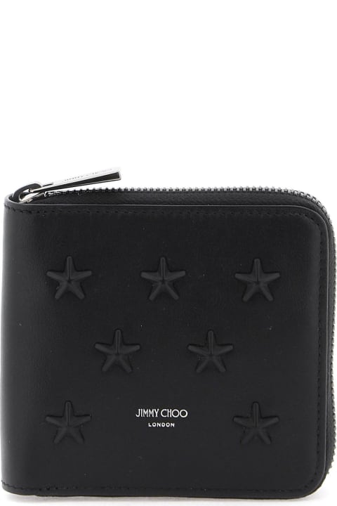 Wallets for Men Jimmy Choo Zip-around Wallet With Stars