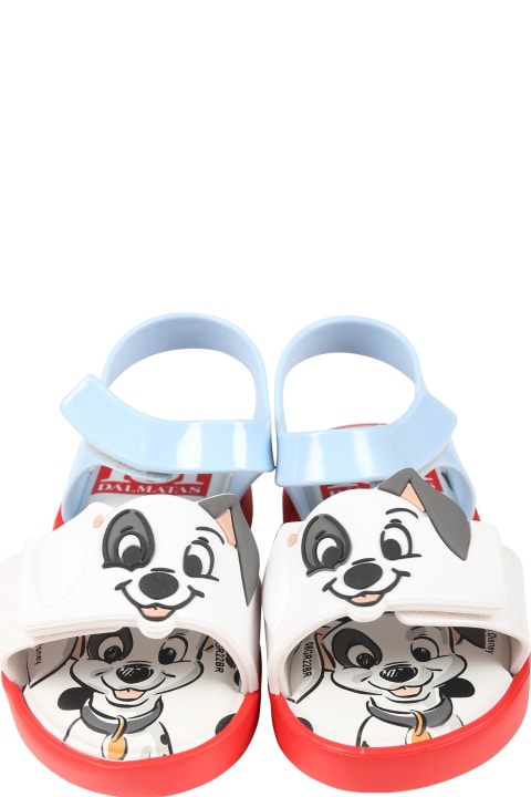 Melissa Shoes for Boys Melissa Red Sandals For Kids With 101 Dalmatians