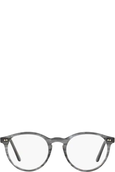 Polo Ralph Lauren Eyewear for Men Polo Ralph Lauren Ph2083 Shiny Striped Grey Glasses