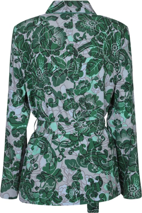Pierre-Louis Mascia Coats & Jackets for Women Pierre-Louis Mascia Adanastr Green Jacket