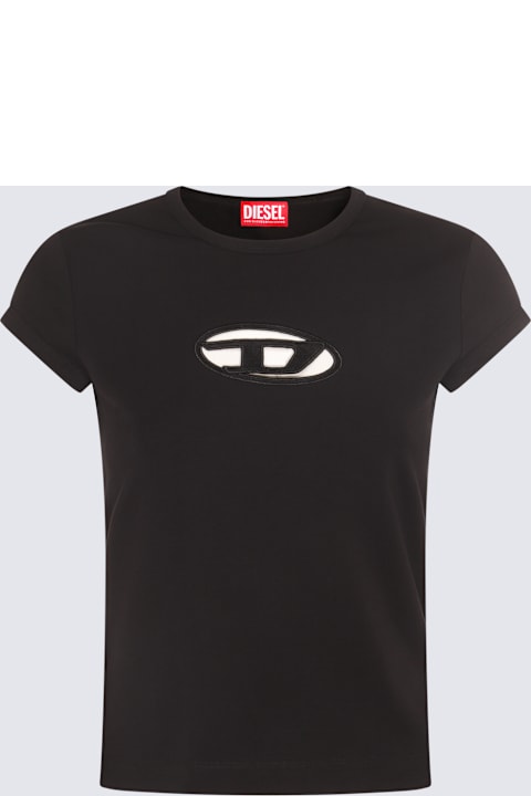 Homeware Diesel Black Cotton T-shirt