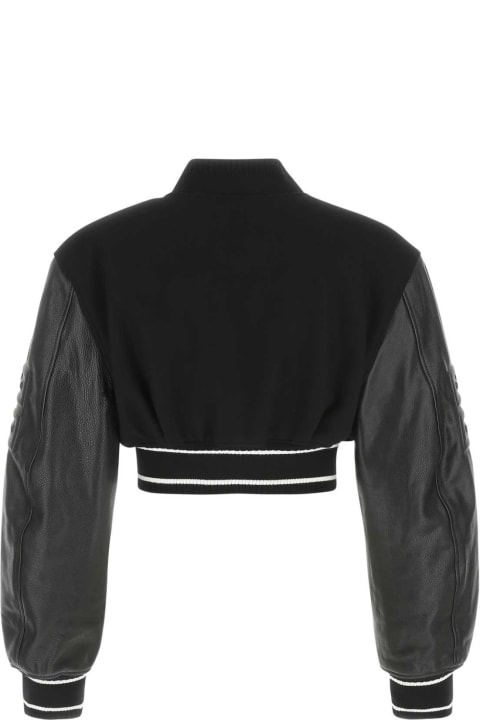 Fashion for Women Givenchy Black Wool Blend Bomber Jacket
