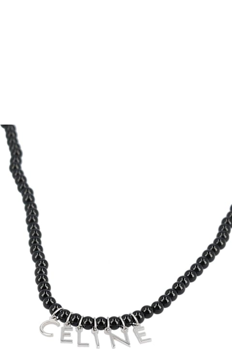 Necklaces for Men Celine Monochroms Bead Necklace