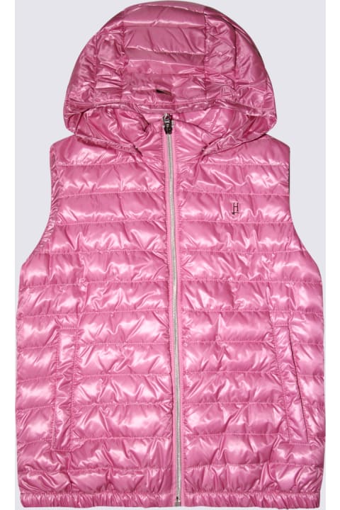 Herno Coats & Jackets for Girls Herno Fuchsia Puffer Vest Down Jacket
