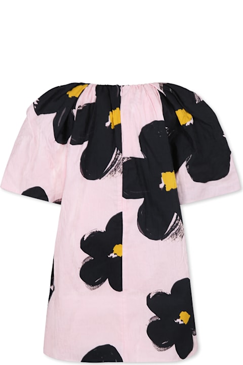 أدوات منزلية Marc Jacobs Pink Dress For Girl With Flowers