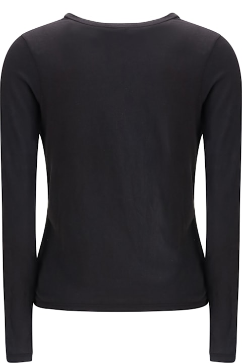 James Perse for Kids James Perse Deep V-neck Long Sleeve T-shirt