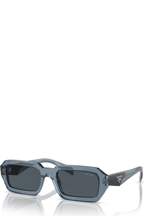 Prada Eyewear Eyewear for Men Prada Eyewear Pr A12s Transparent Blue Sunglasses