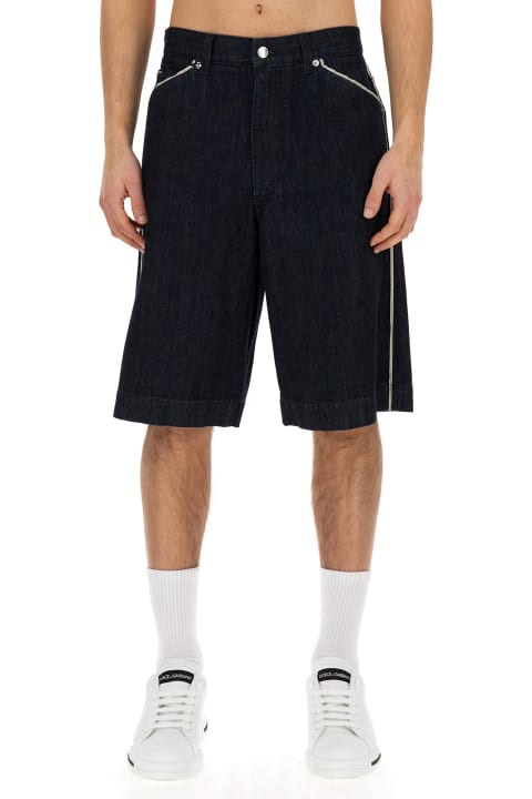 Dolce & Gabbana Pants for Men Dolce & Gabbana Denim Bermuda Shorts