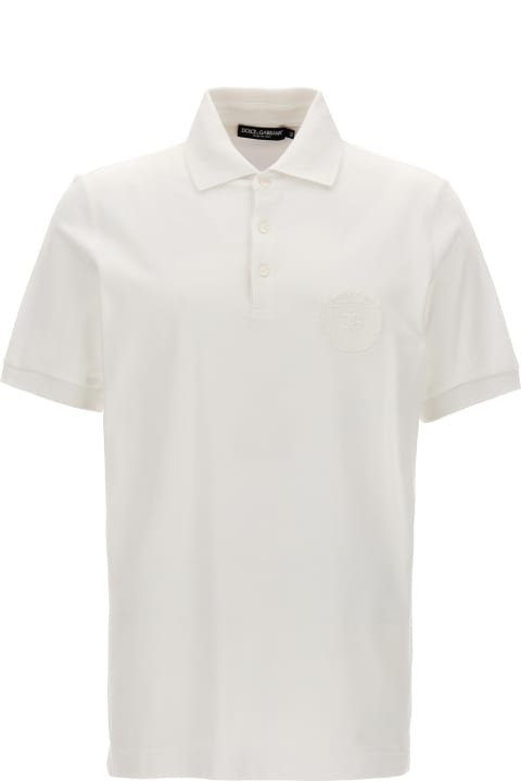 Dolce & Gabbana Topwear for Men Dolce & Gabbana Logo Patch Polo Shirt