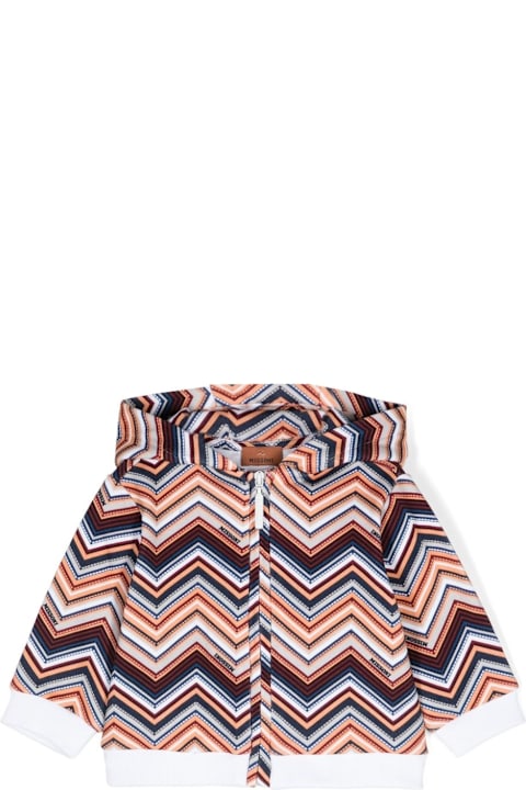 Missoni Kids لـ Men Missoni Kids Felpa Con Cappuccio