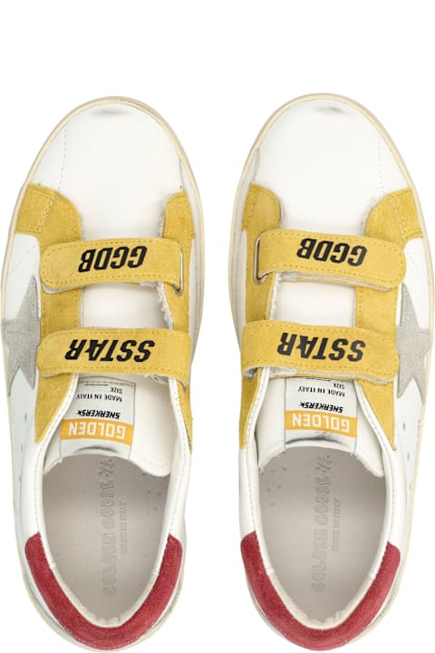 Homeware Golden Goose Golden Goose Kids Old-school Leather Sneakers