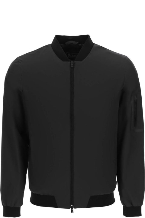 Herno Coats & Jackets for Men Herno Zip-up Long-sleeved Bomber Jacket