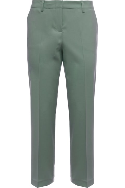 Tonello Woman's Tailored Green Wool  Pants