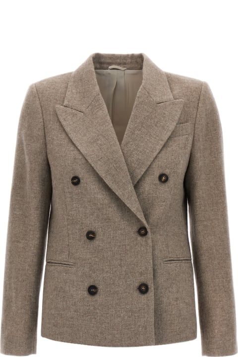 Coats & Jackets for Women Brunello Cucinelli Double-breasted Classic Blazer