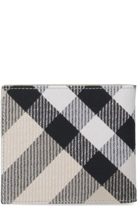 Accessories for Men Burberry Check Printed Bi-fold Wallet