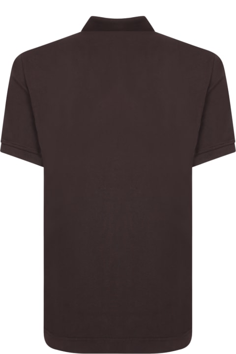 Clothing for Men Dolce & Gabbana Brown Cotton Polo Shirt