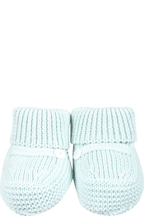 Fashion for Baby Girls Little Bear Green Bootees For Baby Boy