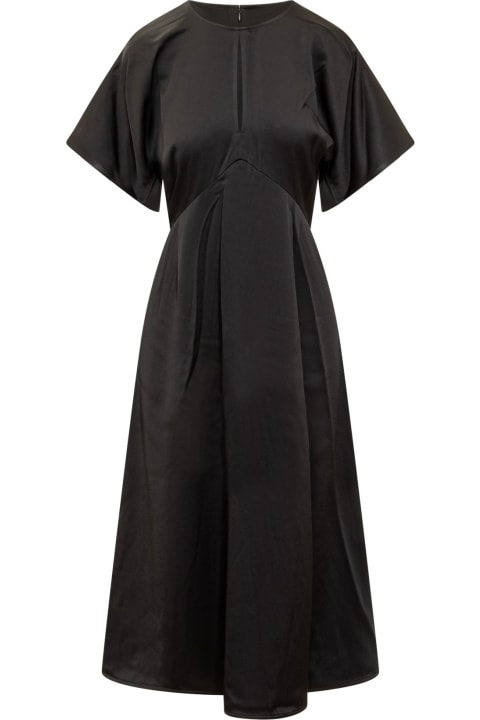 MICHAEL Michael Kors for Women MICHAEL Michael Kors Flutter Short Sleeve Midi Dress