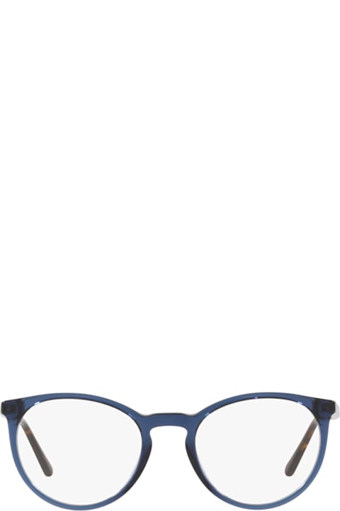 Polo Ralph Lauren Eyewear for Women Polo Ralph Lauren Ph2193 Shiny Transparent Blue Glasses