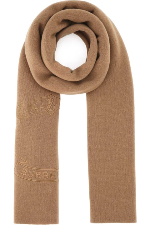 Fashion for Men Burberry Biscuit Stretch Cashmere Blend Scarf