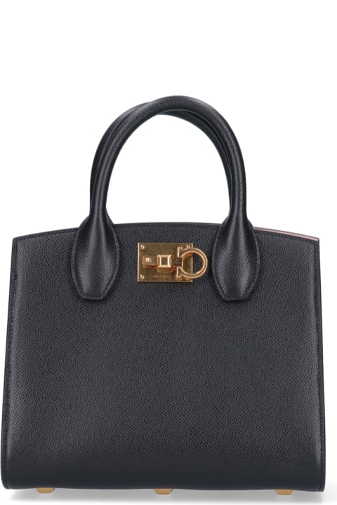 Ferragamo Totes for Women Ferragamo 'studio Box' Top Handle Bag