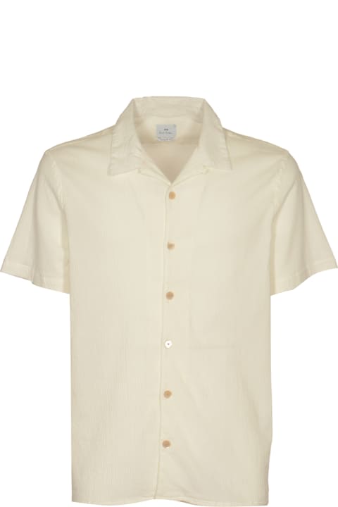 PS by Paul Smith Shirts for Men PS by Paul Smith Formal Plain Short-sleeved Shirt