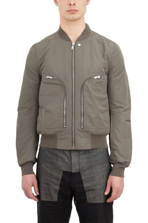 Coats & Jackets for Men Rick Owens Bauhaus Flight Zip-up Bomber Jacket