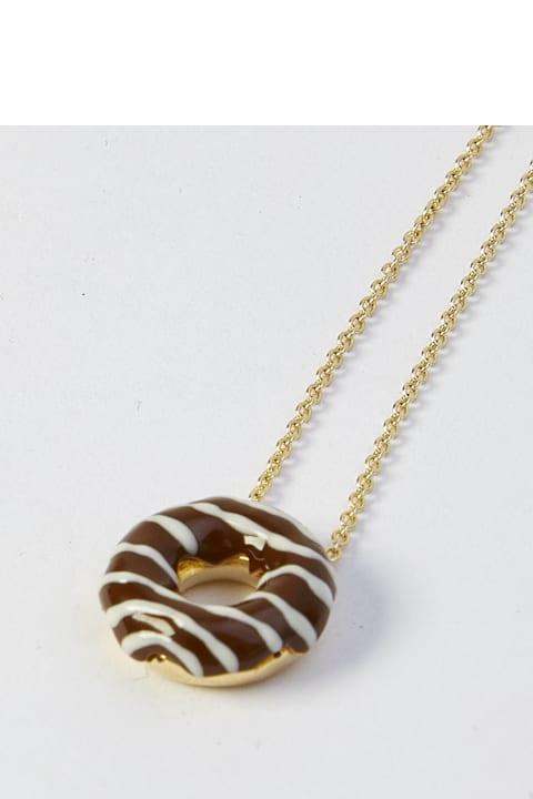Donut Ice Glazed Diamonds Necklace