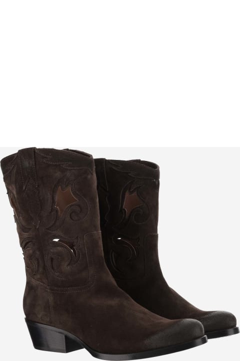 Boots for Women Sartore Suede Western Boots