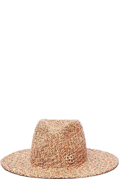 Ruslan Baginskiy Hats for Women Ruslan Baginskiy Straw Fedora With Logo