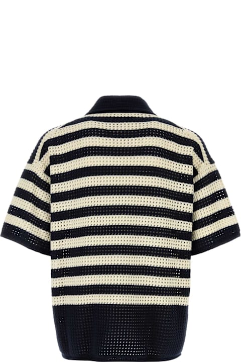 Homeware Gucci Embroidered Crochet Polo Shirt