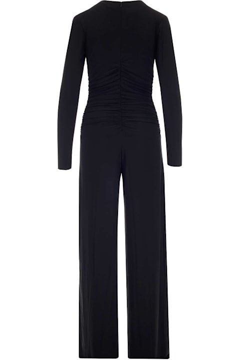 Norma Kamali Clothing for Women Norma Kamali Jersey Jumpsuit With Long Sleeves