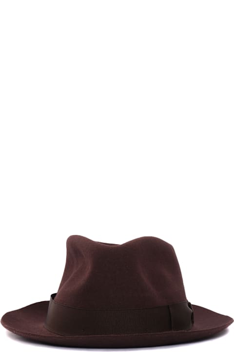Borsalino for Kids Borsalino Fedora " Hat With Small Brim"