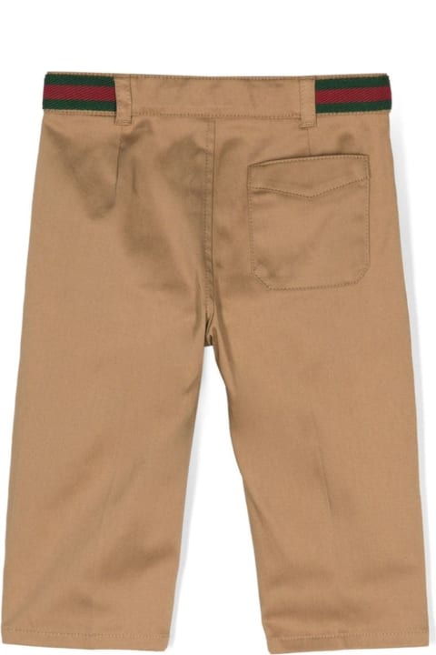 Sale for Baby Boys Gucci Gucci Kids Trousers Brown