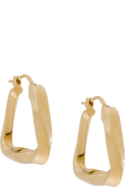 Gold Vermeil Triangle Earrings