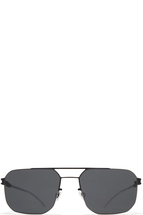 Mykita لـ Kids Mykita Rhys - Black / Silver Sunglasses