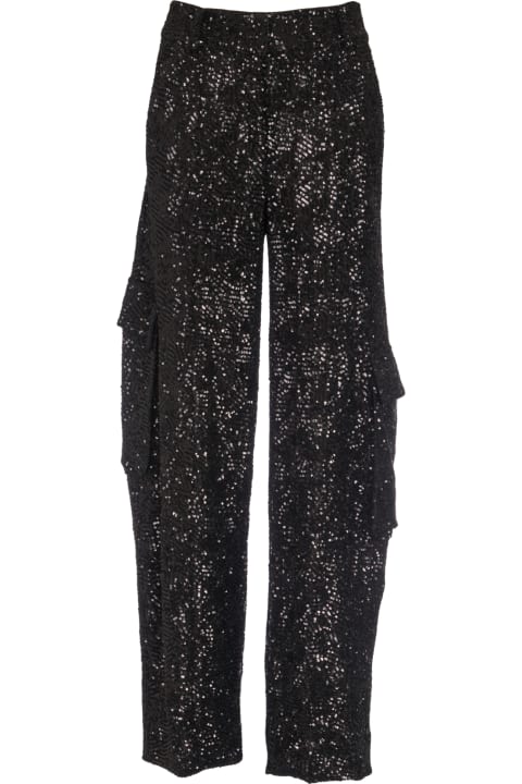 Rotate by Birger Christensen for Women Rotate by Birger Christensen Sequin Cargo Trousers