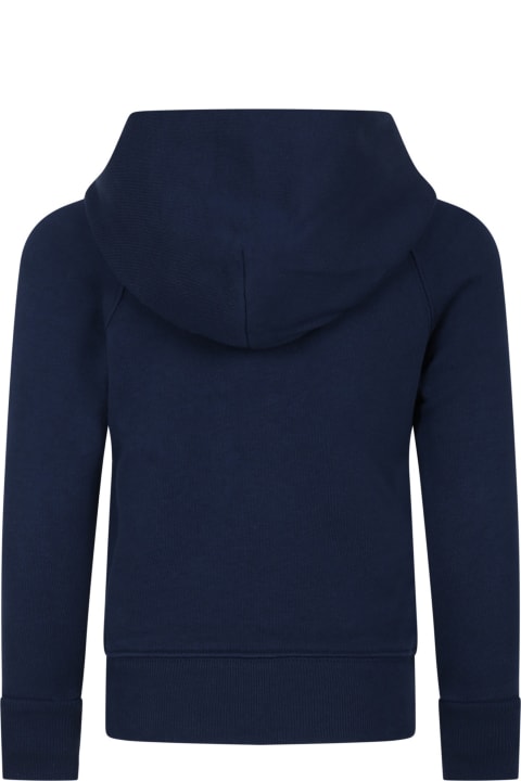 Gucci Sweaters & Sweatshirts for Boys Gucci Blue Sweatshirt For Boy With Double G