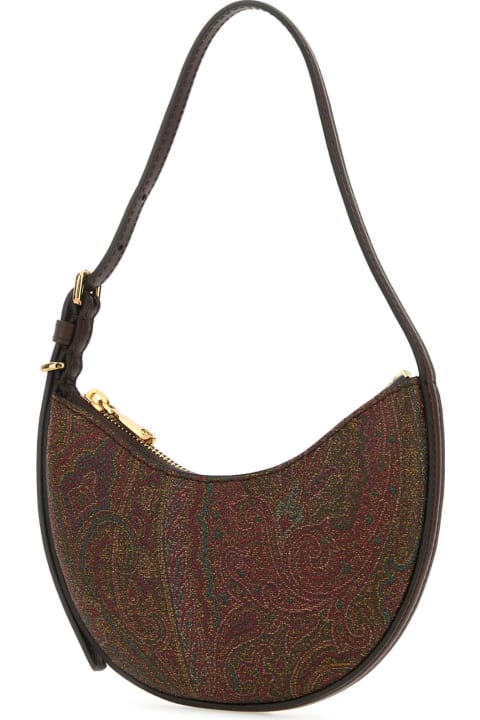 Etro Bags for Women Etro Printed Canvas Essential Xs Shoulder Bag