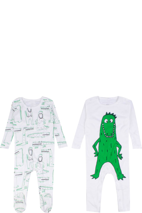Accessories & Gifts for Baby Boys Stella McCartney Kids Set Of Two Cotton Rompers