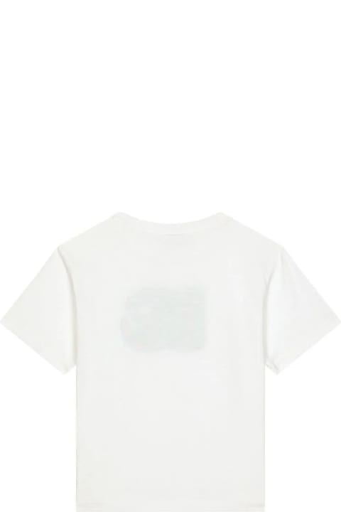 Dolce & Gabbana Sale for Kids Dolce & Gabbana White T-shirt With Dg Logo Print