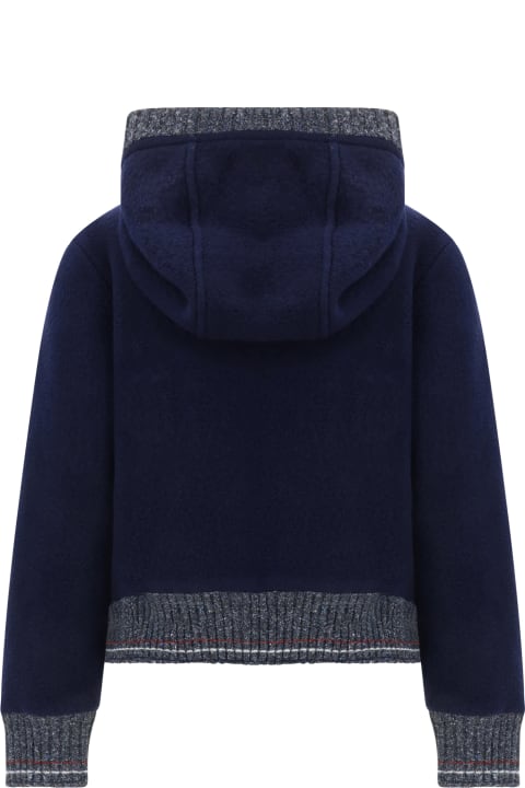 Thom Browne معاطف وجواكت لـ السيدات Thom Browne Hooded Cardigan