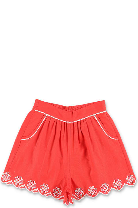 Homeware Stella McCartney Kids Stella Mccartney Kids Scalloped Hem Shorts