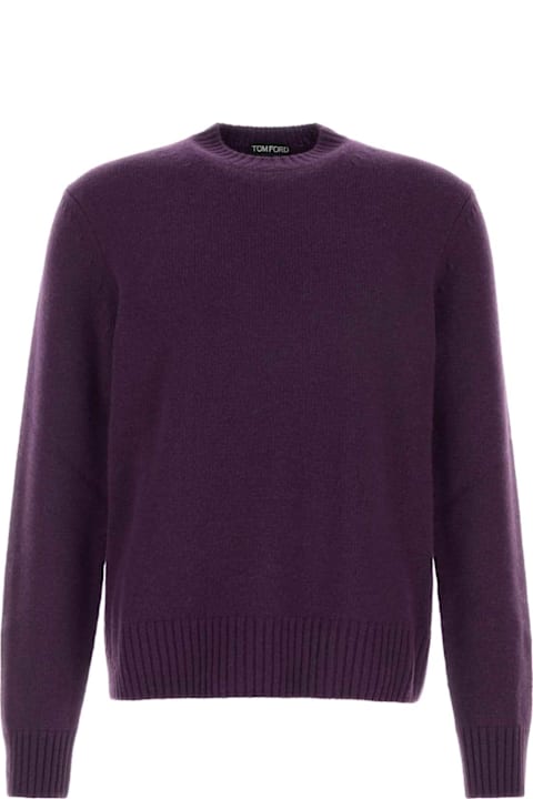 Tシャツ・カットソー SALVATORE FERRAGAMO Slate Cashmere Blend Sweater Ferragamo Slate Cashmere Blend Sweater | italist
