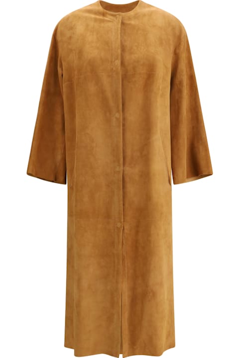 Salvatore Santoro Clothing for Women Salvatore Santoro Suede Coat