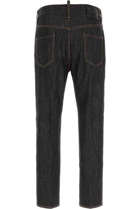 أدوات منزلية Dsquared2 Black Stretch Denim 642 Jeans